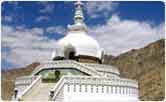 Shanti Stupa, Leh